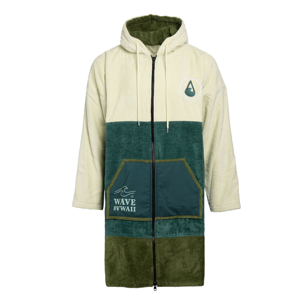 Wave Hawaii Zip Poncho Cotton Velours Longsleeve Pattaya L