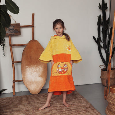 Wave Hawaii Cotton Velours Poncho Beach XS