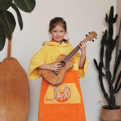 Wave Hawaii Cotton Velours Poncho Beach XS