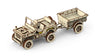 Wooden City Trailer for 4 x 4 Jeep