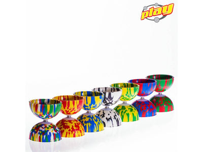 Play Rainbow diabolo 105 mm 260 gr Red - Yellow